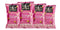 Lotus Pops - Popped Lotus Seed Snacks, Low Calorie Gluten Free and Vegan Snacks, Himalayan Pink Salt 4 Packs