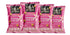 Lotus Pops - Popped Lotus Seed Snacks, Low Calorie Gluten Free and Vegan Snacks, Himalayan Pink Salt 4 Packs