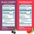 Pack, 12 Oz Pack 16, 8 8 Waterloo Sparkling Water Two-Flavor Fl Cans, of x Black Cherry, x Watermelon | Zero Calories |