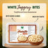 1 lb (450g) Danodia Foods Snackable White Jaggery Bites | Pure & Natural, No Additives Sweetener, Vegan & Gluten Free |