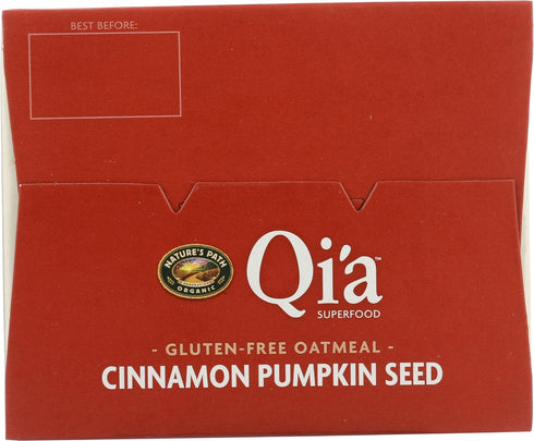 (6 Packets Nature's Path Qia Superfood Gluten-Free Oatmeal - Cinnamon Pumpkin Seed / Box)