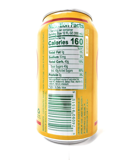 Coco Rico (12 Pack, 144fl.oz) Coconut Soda Total