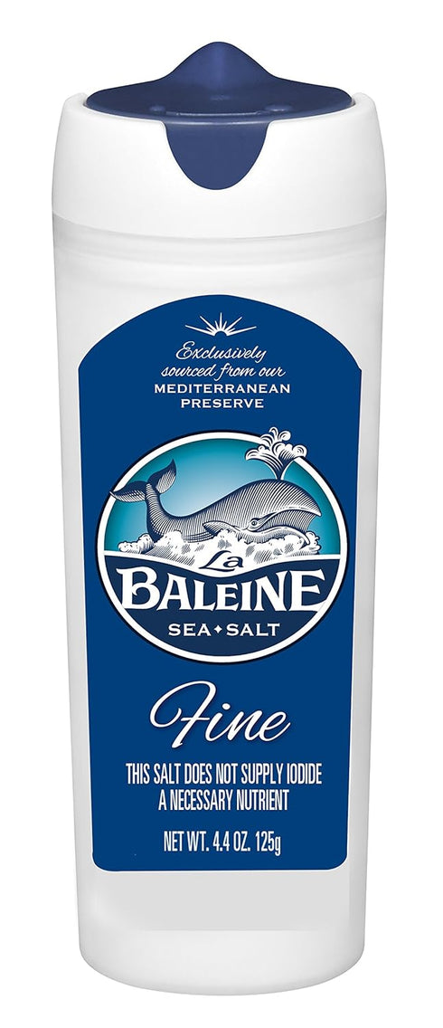 La Baleine Fine Sea Salt Shaker, 4.4 Oz