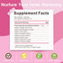 UBEEKOO 30 Hormone Balance Tea for Women, Organic Herbal Tea with Red Raspberry Leaf, Tulsi, Spearmint, Nettle for PMS