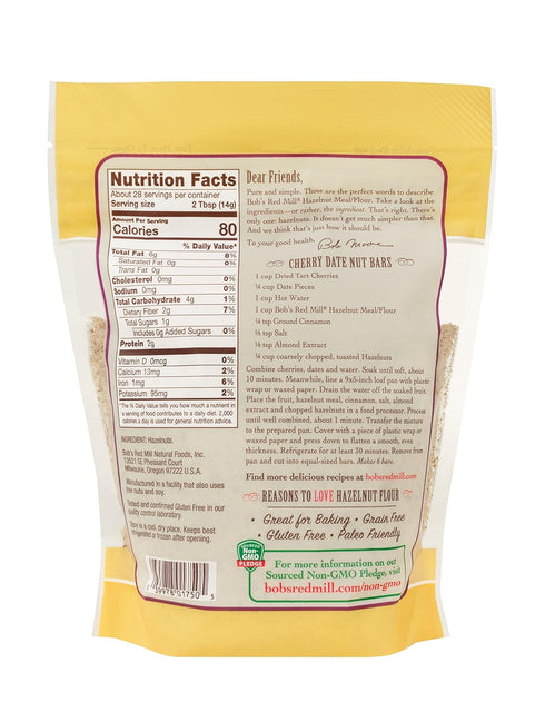 14 oz Bob's Red Mill, Hazelnut Flour
