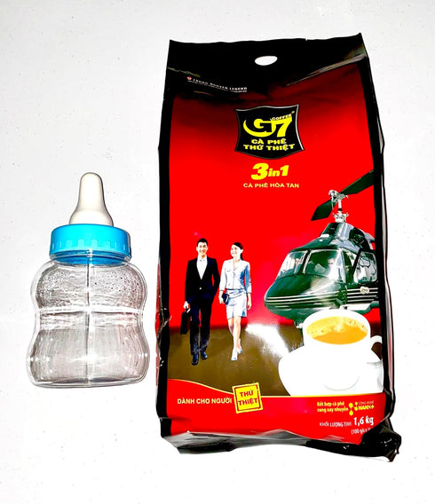Paradise Beach G7 3-in-1 Instant Vietnamese Coffee Strong & Bold Roast with Non-Dairy Creamer