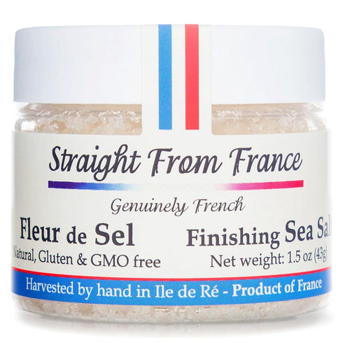 Straight from France Genuinely French, Authentic French Fleur De Sel, Unrefined Hand