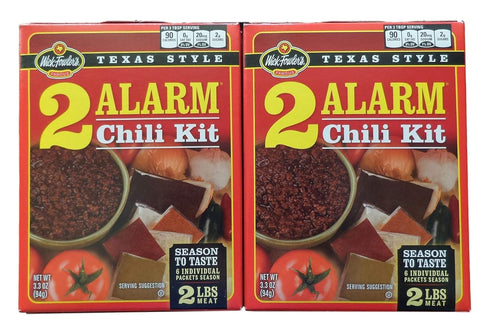Wick Fowler's Texas Style 2 Alarm Chili Kit (2 Boxes - 3.3