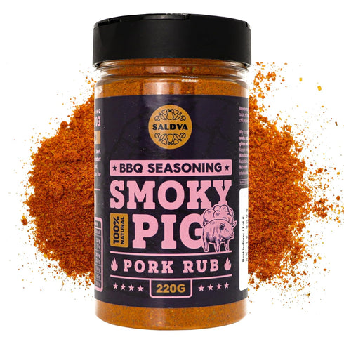 Smoky Pig BBQ Pork Rub, 100% Natural BBQ Seasoning, Perfect Blend of Spices for Smoky BBQ and Grill Pork Dishes