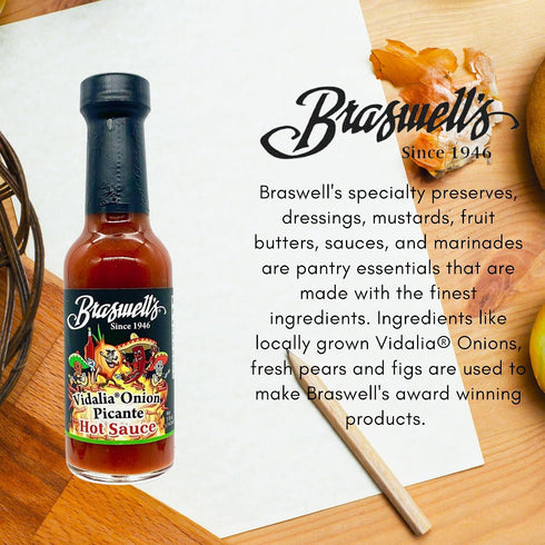 Braswell's Spicy Vidalia Onion Hot Sauce - Flavorful Pantry Essential