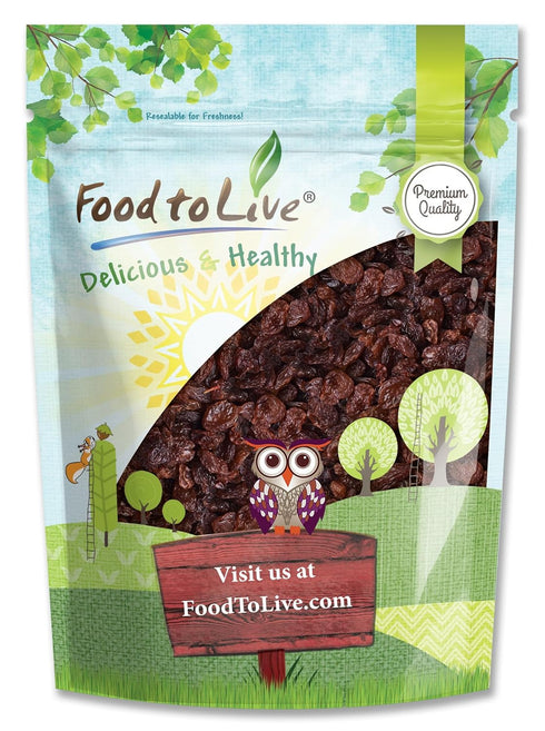 Food to Live Sultana Raisins, 5 Pounds Natural Dried Grapes for Baking,