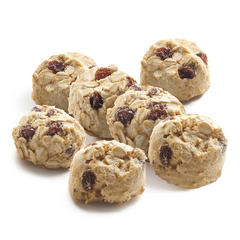 David's Cookies Preformed Frozen Cookie Dough Oatmeal Raisin, Ready-to-Bake Cookies, 80 Count