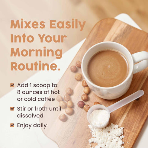 (7.6OZ) NativePath Keto Coffee Creamer Powder Hazelnut Keto-Friendly, Non-Dairy & Low Sugar Creamer. Made
