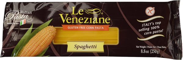 Le Veneziane Italian Gluten Free Corn Pasta, Spaghetti, 250g