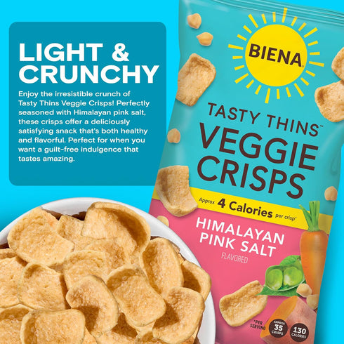 4 OZ Biena Crisps Tasty Thins Sea Sl