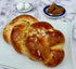 Glyka-Sweets 1.5 lb Tsoureki Traditional Greek Loaf Bread with Mahlepi, about