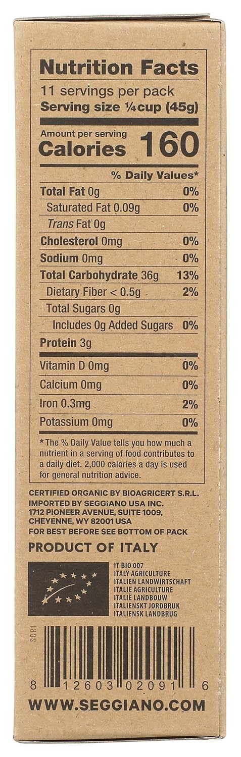 Seggiano 18 , Rice Carnaroli Risotto Organic, Ounce