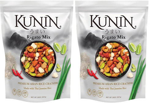 Generic (Pack of 2) KUNIN Rigato mix, Premium Asian Cracker Made With Thai