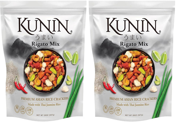 Generic (Pack of 2) KUNIN Rigato mix, Premium Asian Cracker Made With Thai