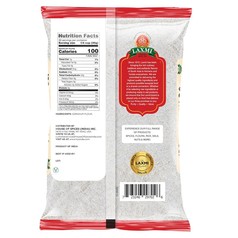 Organic Jowar Flour - Freshly Milled & Gluten-Free