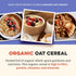 32 oz Sunrise Flour Mill Heritage Organic Oat Cereal - | Non-GMO | Enjoy Flavorful Breakfast Oatmeal | Lowers
