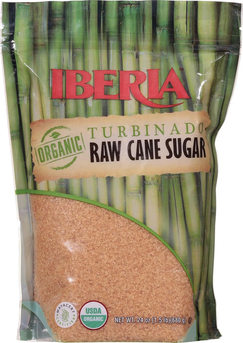 1.5 lb. (Pack 3) Iberia Organic Turbinado Sugar