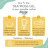 Sea Moss | Wildcrafted | 2.5 oz - Makes 64 oz of Gel, Raw + Non GMO, Sundried, Mineral Rich from Saint Lucia
