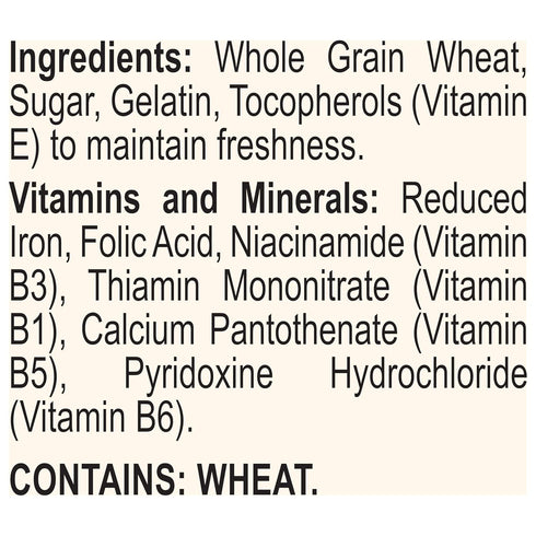 Mom's Best 16.5 OZ (Pack 8) Sweetened Wheatfuls Shredded Wheat Cereal, Sweetened Cereal Made with Whole Grains, No