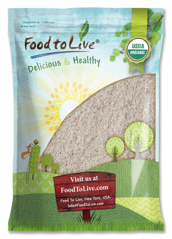 Food to Live Organic Einkorn Whole Wheat Flour, 8 Pounds Finely Milled,