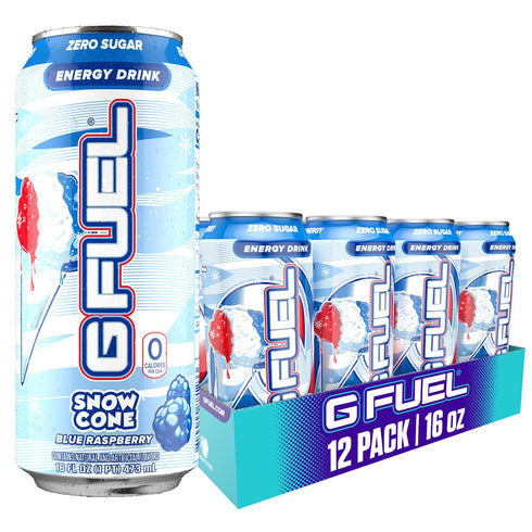 G Fuel Energy Drink, Snow Cone, Sugar Free Beverage with 300mg Caffeine,