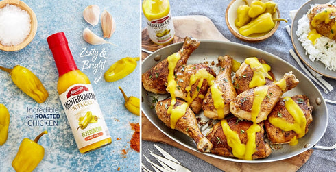 5 Oz Pack 2 Mezzetta Peperoncini Sauce - Mediterranean Hot Sauce for Chicken, Grilled Veggies, Pizza, Pastas - Medium