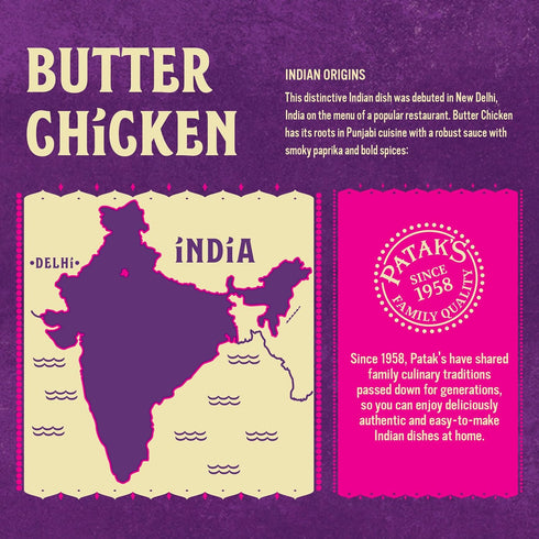 Simmer 15oz (Pack 3) Pataks Butter Chicken Sauce - Mild & Creamy Curry Sauce with Tomatoes & Spices - Gluten-Free