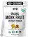 Organic Monk Fruit Extract, 5 oz, Pure Monk Fruit Sweetener Organic No