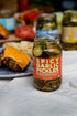 16oz (3-pack) The People's Provisions - Spicy Garlic Pickles - Crunchy, Spicy, Thick Cut Spicy Garlic Pickle Chips