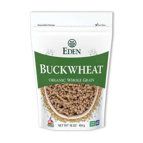 EDEN FOODS Organic Buckwheat Hulled Whole Grain, 16 OZ
