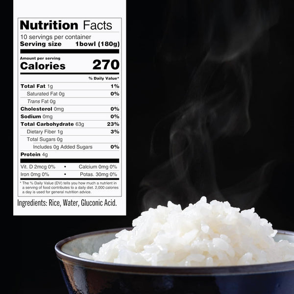 (10 Pack), 80 Packed IRIS Instant White Rice Ultra Premium Japanese Short Grain Sushi Sticky Rice, Microwave