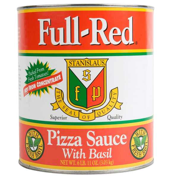 Full Red Pizza Sauce with Basil, #10