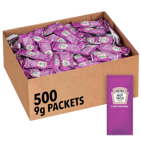 Heinz Taco Sauce Single Serve Packet (0.3 oz Packets, Pack of 500)