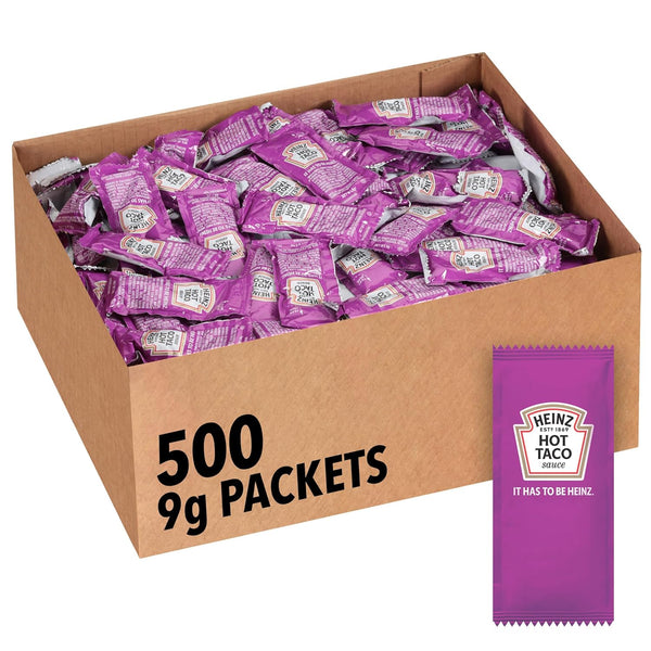Heinz Taco Sauce Single Serve Packet (0.3 oz Packets, Pack of 500)