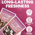 2.5oz (2 pack) Freeze Dried Icecream Sandwich Bites, Neapolitan & Vanilla - Crunchy & Sweet Freeze Dried Dessert Snack