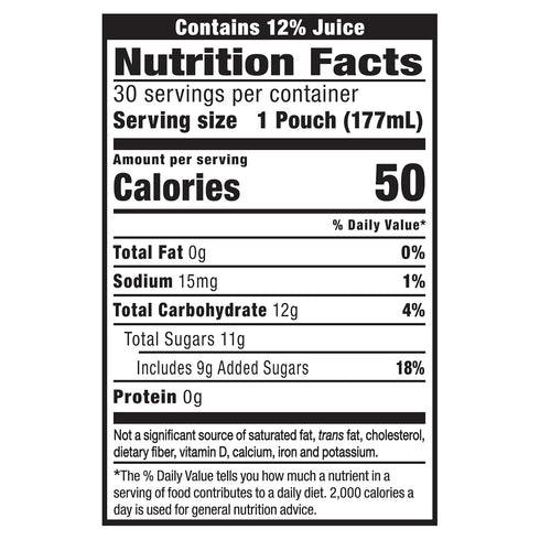 30 6 oz Capri Sun Strawberry Kiwi Naturally Flavored with other natural flavor Juice Drink Blend, ct Box, fl Pouches