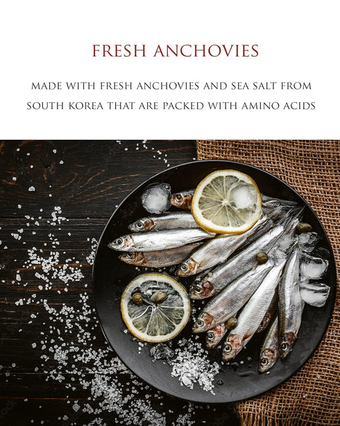 Wangshin Fish Sauce (10 fl oz/Aged 2 years) - Anchovy and Salt Fermented in a Korean Traditional Clay Pot