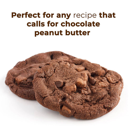 Betty Lou's 100% Organic Chocolate Peanut Butter Powder, Gluten Free, Vegan, Low Calorie, 6.35 Oz