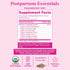 Pink Stork Organic Postpartum Recovery Herbal Tea, Caffeine-Free Red Raspberry Leaf with Chamomile, 15 Sachets,