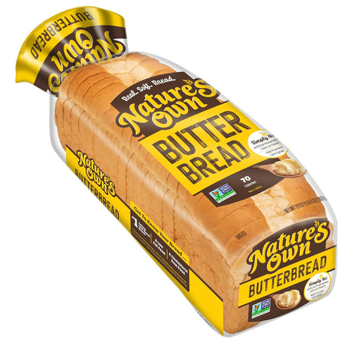 20 oz Nature's Own Butterbread, Non-GMO Bread, Sandwich Bread, Loaf
