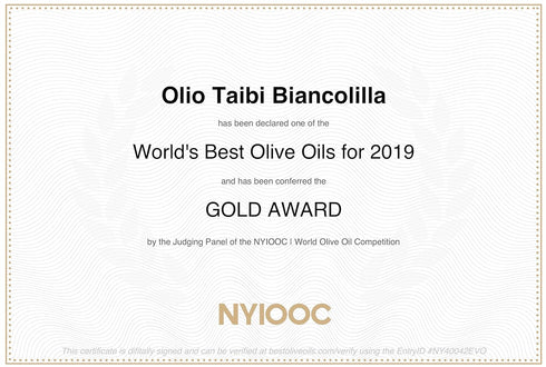 Olio Taibi 16.9 Oz Award-Winning Organic Extra Virgin Olive Oil, Monocultivar "Biancolilla", Single Sourced Sicily