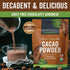 Viva Naturals Organic Cacao Powder, 2lb - Unsweetened Cocoa Powder With Rich Dark Chocolate Flavor, Perfect for Baking & Smoothies - Certified Vegan, Keto & Paleo, Non-GMO & Gluten-Free, 907 g