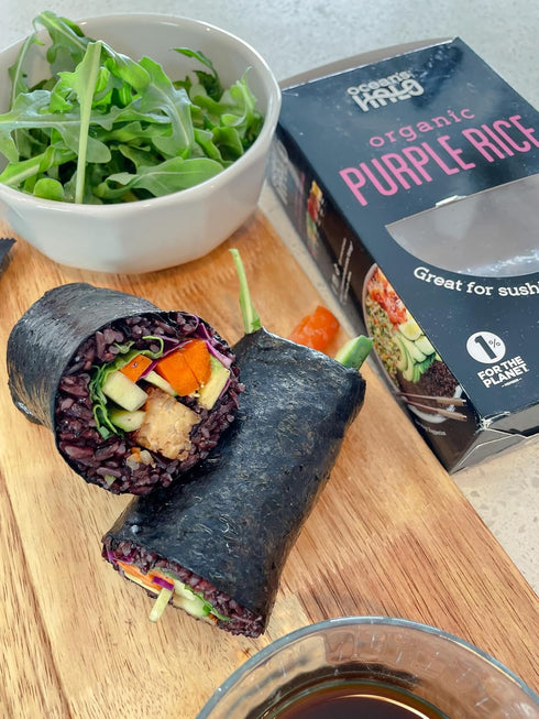 32 oz Ocean's Halo Purple Rice, Organic, Vegan, Gluten-free Ingredients