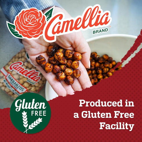 Hummus, 1 (Pack 2) Camellia Brand Dried Garbanzo Beans (Chickpeas) Premium Non-GMO Chickpeas for Salads, Soups