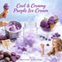 WGENGWU Premium Purple Sweet Potatoes & Ube Powder, Natural Ube Extract, Ultra-Fine Easy Dissolve Powder, Ideal